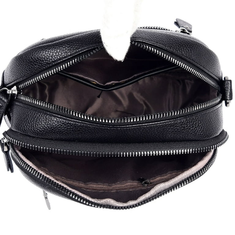 Women's Classic Style Square Zipper Handbag