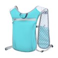 thumbnail image 3 of Mochila de hidratación, chaleco para correr, bolsa con soporte para teléfono para ciclismo, camping y escalada. Azul cielo, 3 of 8