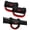 Black and Red Paracord Hand Grip, variant on Badass Moto Roll Bar Grab Handles - SXS, ATV, & UTV Grab Handles Grips for 1.5 to 2" Rollbar - Hand Grip Grabs with Stainless Steel Buckles for Honda, Teryx, Can-Am, Polaris, More - 2 pack