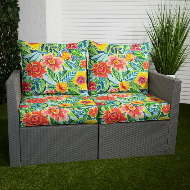 Sorra Home Pensacola Multi Indoor/Outdoor Deep Seating Loveseat Pillow