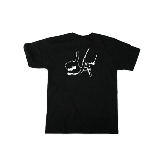 Los Angeles City Hands Graphic Tee - Black, L