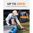 thumbnail image 5 of OutdoorMaster 20PSI High Pressure Paddle Board Pump Electric Dolphin -Quick Portable SUP Air Pump,Auto-off &12V DC Car Connector Electric Pump for Inflatable Stand up Paddle Boards,Boats,Inflators, 5 of 12
