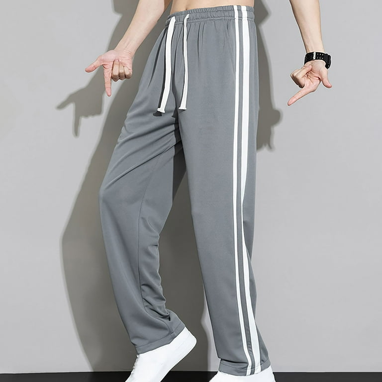 パンツ [MATINKIM]wrap point string sweatpants in gray Wide Grey Sweatpants (Grey Melange) | YORI