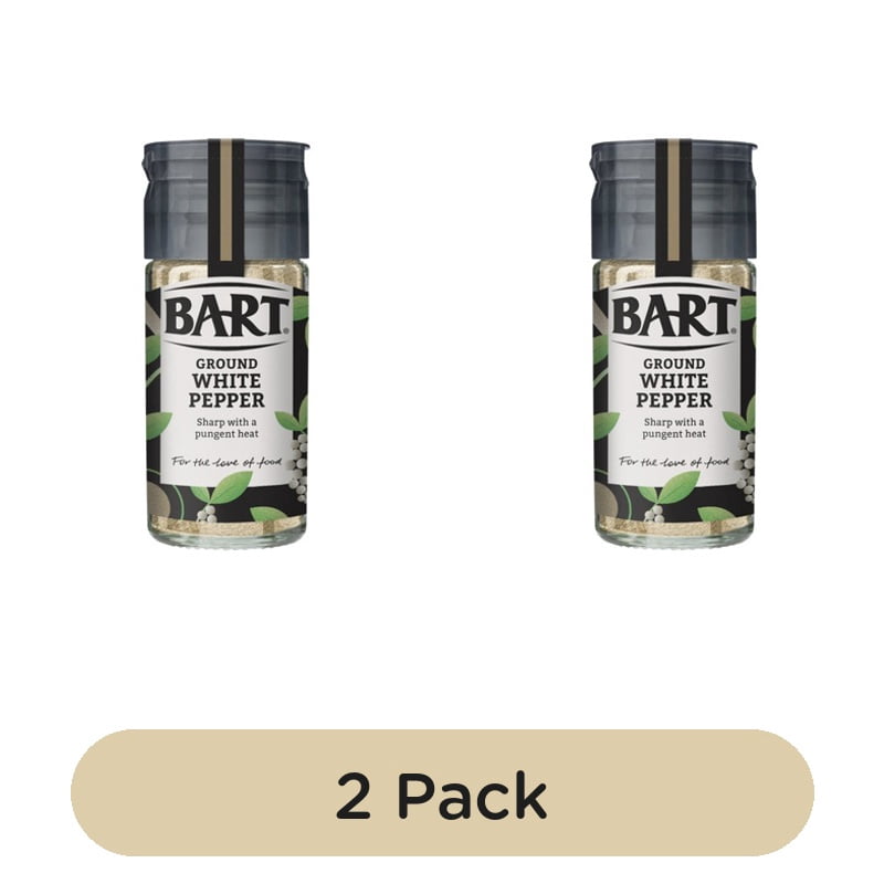 Bart White Pepper Ground 42g, British Import (Pack of 2)