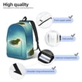 thumbnail image 4 of Yiaed Paradise Island Print Backpack, Premium Laptop Backpack, Travel Backpack for Women, Lightweight Backpacks, Comfortable Back Pack-Small, 4 of 5