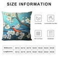 thumbnail image 6 of COMIO  Blue Night Cherry Blossoms Throw Pillow Covers Cases, Pack of 2 Soft Decorative Home Cushion Covers for Car Sofa Couch Bed Living Room, 6 of 6