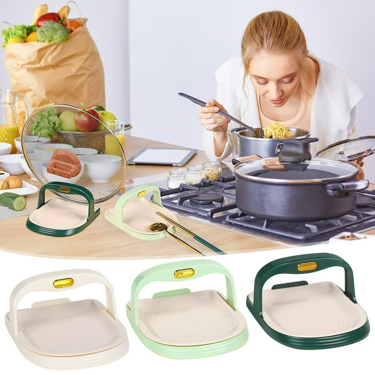Dengmore Spoon Holder Spoons Shelf for Children Baby Toddler Utensils Holder Utensil Serving Tray for Countertop Ladle Spatula Spoon Holder for Stove