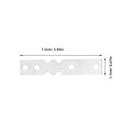 thumbnail image 2 of CHICHUMID 50 Pcs Plaques Plates de Raccordement pour Matériel de Porte Argent Métal Robuste, 2 of 7