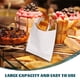thumbnail image 4 of 100 bolsas de almacenamiento antigrasa, bolsas portátiles para snacks, bolsas desechables para alimentos fritos, ideales para camping y picnic., 4 of 8