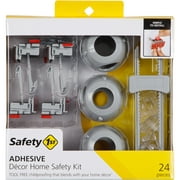 Safety 1ˢᵗ Adhesive Décor Home Safety Kit (24pc), Grey