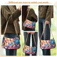 thumbnail image 4 of FORMRS Womens Shoulder Bag with Chain Strap Clutch Purse Cute Tote Handbag, Light Colorful Circles, 4 of 7