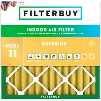 Filterbuy 17.25x17.25x2 MERV 11 Allergen Defense, Pleated HVAC AC Furnace Air Filters (1-Pack)