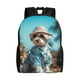 thumbnail image 1 of Easygdp Stylish Dog in Denim Outfit Mochila Versátil y Elegante: Comodidad, Almacenaje y Durabilidad para la Universidad, Trabajo, Viajes y Uso Diario, 1 of 8