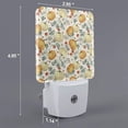 thumbnail image 2 of Fotbe Veilleuse Rétroéclairée à LED Motif Citrouilles et Feuilles d'Automne avec Capteur de Mouvement & Capteur Crépuscule à l'Aube Veilleuse Écoénergétique, Veilleuse de Chambre-Us, 2 of 7
