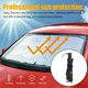 thumbnail image 5 of Paraguas para ventana delantera de coche, parasol plegable para parabrisas de coche, aislamiento térmico, protección Uv Rojo Verde, 5 of 5