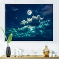 thumbnail image 3 of Designart Full Moon In Cloudy Night Sky II FLOAT FRAME WALL ART, 3 of 4