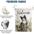 thumbnail image 2 of Spring Summer Garden Flag Floral Boston Terrier Yard Flag Flower Dog Garden Flags for Outside Small Outdoor Welcome Flags 12x18 Double Sided, 2 of 10