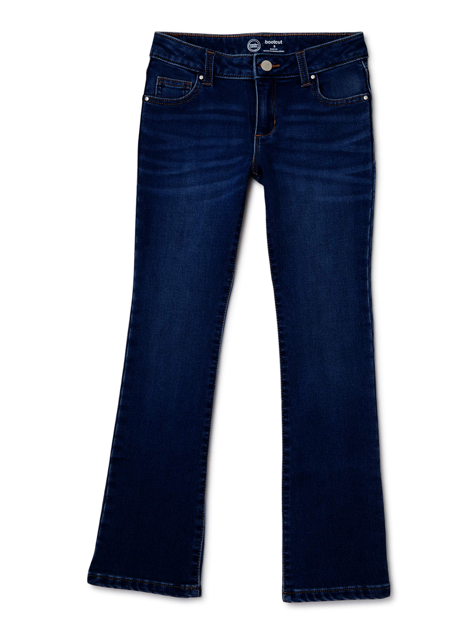 Wonder Nation Girls Kid Tough Bootcut 