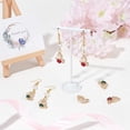 thumbnail image 5 of DIY 1 Box 12Pcs 3 Colors Butterfly Charms Colorful Glass Crystal Beads Filigree Butterfly Faceted Gemstone Pendants Gold Plated Rhinestone for DIY Bracelets Crafts Making Supplies, 5 of 8