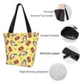 thumbnail image 6 of Fotbe Pineapples Sharks In Hawaiian Pattern Beach Tote,Shoulder Handbag,Spacious Tote Bag,Lightweight Travel Bag,Versatile Shopping Bag, 6 of 9