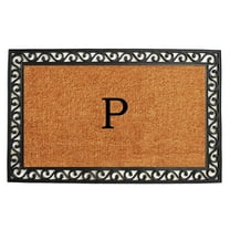 Calloway Mills Rembrandt Monogram Outdoor Doormat 22" x 36" (Letter P)