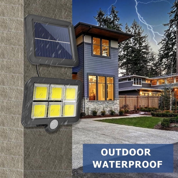 Iluminación Del Jardín Luz LED Solar de pared impermeable con Sensor de movimiento lámparas