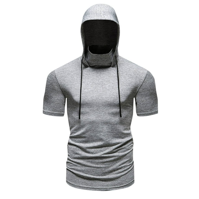 pstuiky Camisas de manga corta para hombre, Camiseta de manga corta con cuello redondo y estampado liso para hombre camisas casuales para hombre s