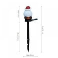 thumbnail image 3 of Christmas Pathway Lights Markers, Solar Waterproof Landscape Lights Decor with Snowman Santa Outdoor for Indoor, Outdoor, Walkway, Patio, Yard, Garden, Lawn Christmas Decorations, 3 of 6