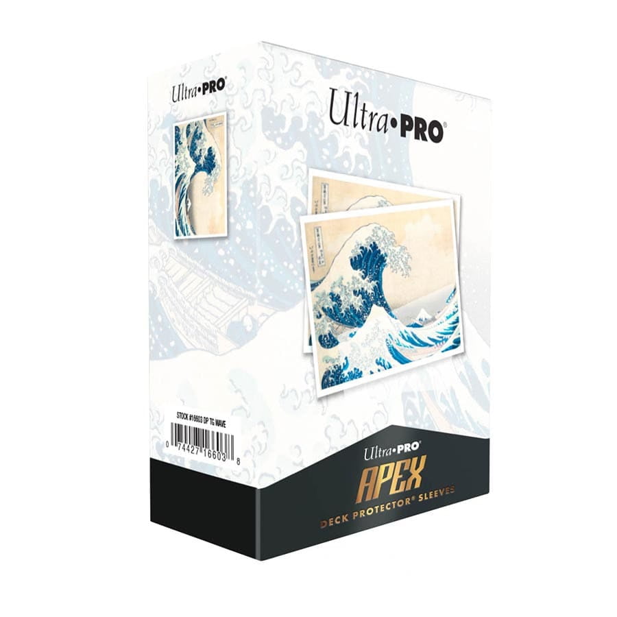 新品　2点セット　ULTRA PRO　ウルトラプロ　葛飾北斎　APEX Ultra Pro The Great Wave off Kanagawa: 105ct APEX Deck Protector
