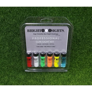 Truglo Glo-Brite Paint Professional Gun Sight Coating Kit - Bright Sight - 6 Pack