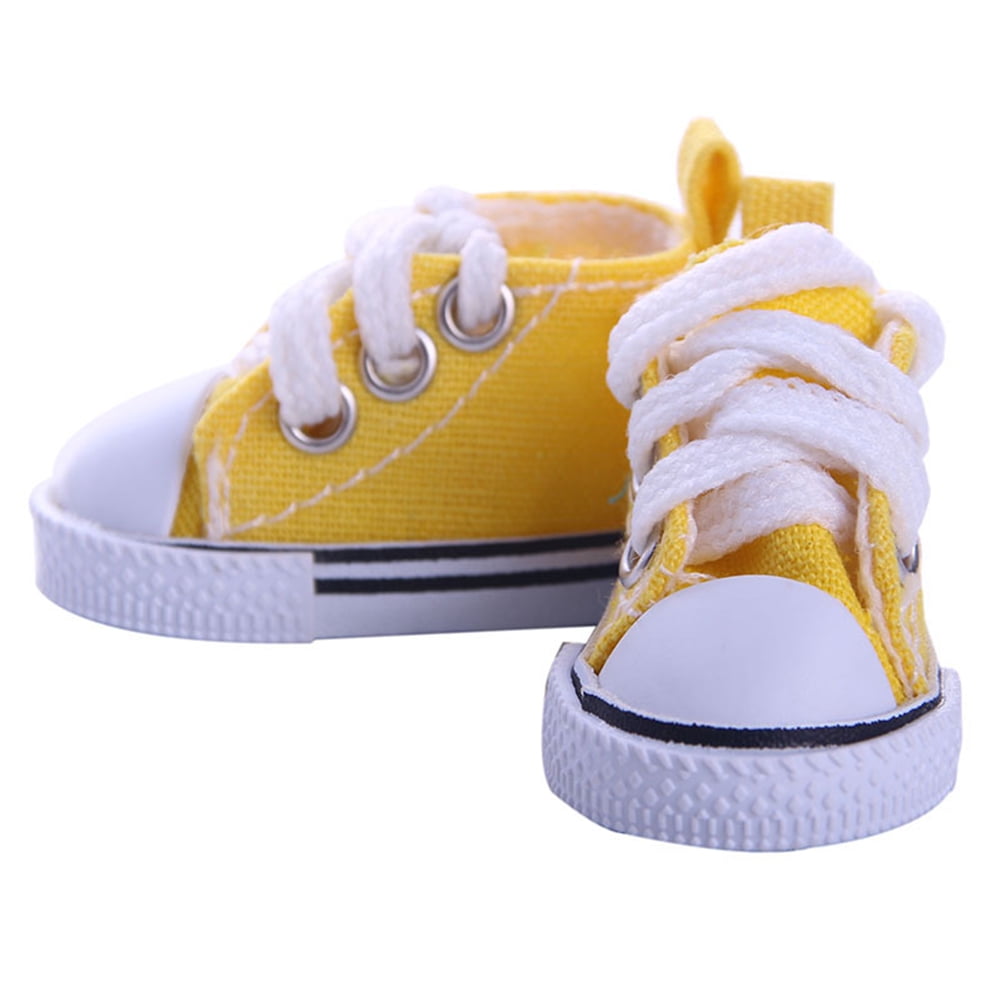 Mini Birthday Gifts Wave point Shoes Doll Accessories Canvas Shoes Doll Shoes