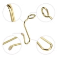 thumbnail image 3 of Uxcell 30Pcs Clothes Hanger Connector Hooks, Metal Hanger Extender Hooks Gold, 3 of 5