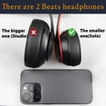 thumbnail image 3 of Auriculares SoloWit para Beats Solo 2/3 Wireless, color dorado satinado, 3 of 7