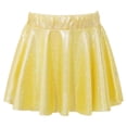 thumbnail image 4 of BOBOGOJP Girls Skorts High Waist Athletic Skirts with Shorts Stretchy Activewear for Teens Kids Performance Tennis Gold for Size 10-11 Years, 4 of 4
