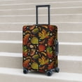 thumbnail image 6 of Pofeuu Vintage Autumn Plants Butterfly Print Luggage Suitcase Cover Protector Luggage Washable Covers Aesthetic for 18/24/28/32 inch Luggage（No luggage included）-Large, 6 of 7