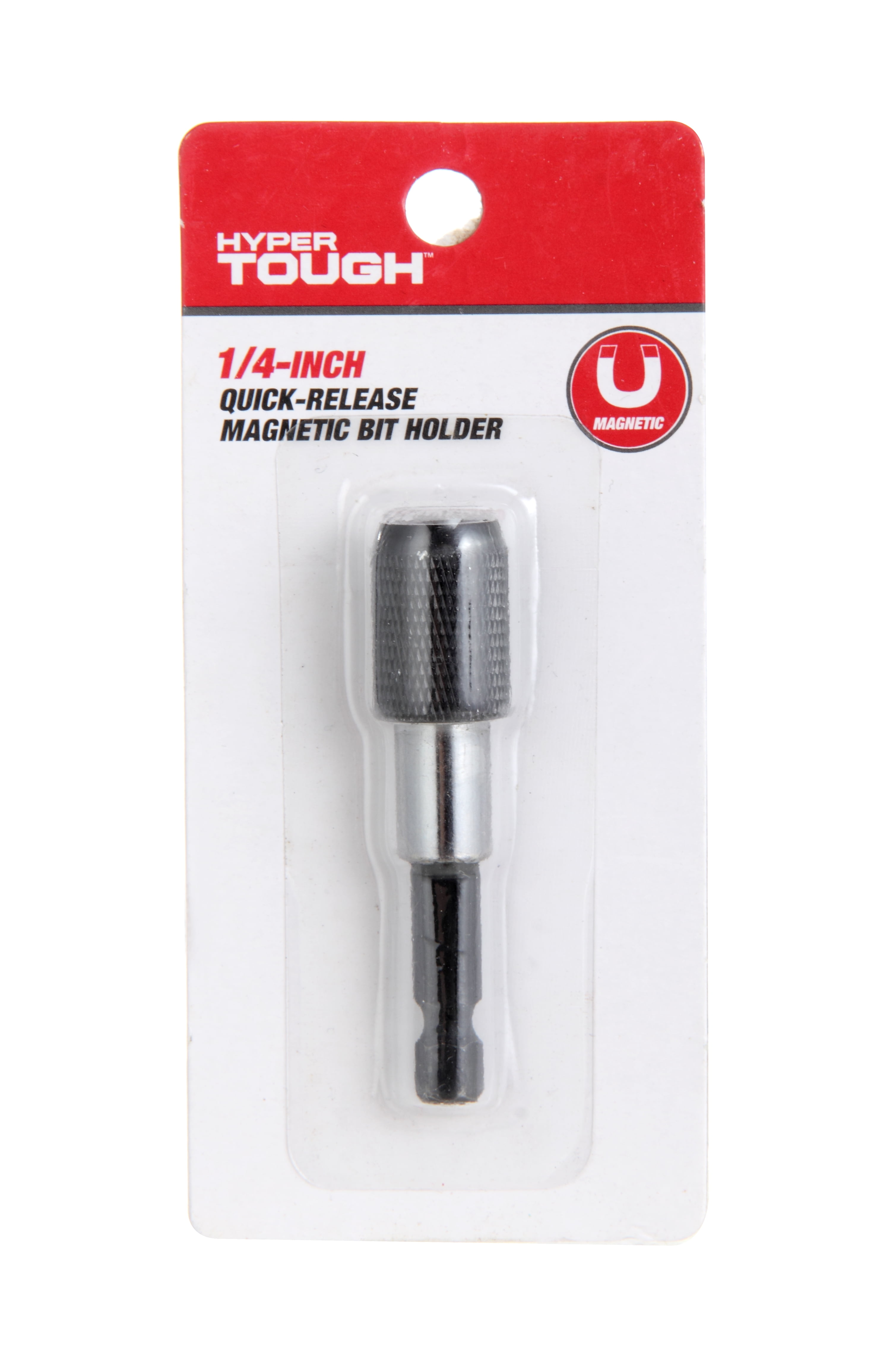 Hyper Tough Quarter inch Drive Size Magnetic Bit Holder, AU20057K