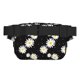 thumbnail image 3 of Fotbe Daisies Flowers Cangurera Cuadrada con Estampado de Doble Capa, Bolsa de Cintura Ajustable Mini para Hombres y Mujeres, 3 of 9