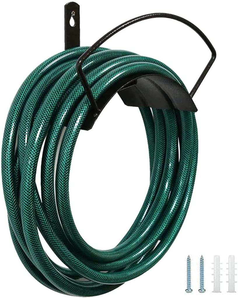 Keep Your Backyard Neat and Clean Eastrans Garden Hose Holder Wall Mounted Hold 100ft 3/4 Hose Indoor and Outdoor Garden Hose Hanger Heavy Duty Rust-Free Water Hose Hook 