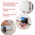 thumbnail image 6 of YMAM.LIGHT Door lnstallation Dolly Kit with Wheels -Interior Door Install Tools for Most Pre-Hung or Slab Doors, 800 Lb. Capacity, Plywood Dolly Protect Your Back (Black), 6 of 7