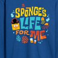 thumbnail image 3 of The Spongebob Movie: Search For Squarepants - Sponges Life For Me - Men's Long Sleeve Graphic T-Shirt, 3 of 6