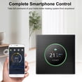 thumbnail image 2 of BIMZUC Smart WiFi Thermostat Electric Floor Heating Controller 16A Digital Temp Control ±1°C Accuracy Color LCD 95-240V (3.4 inches / 8.6 cm) Black, 2 of 9