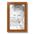 thumbnail image 2 of ArtToFrames 8" x 13" Honey Picture Frame, 8x13 inch Brown Wood Poster Frame (WOM-4097), Pack, 2 of 8