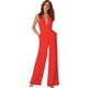 thumbnail image 5 of Vestido de banquete para mujer europeo y americano, mono sexy con cuello, pantalones para mujer, 5 of 6