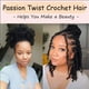 thumbnail image 5 of Perfilador de pelo Passion Twist, pretorcido, 30 cm, 8 paquetes, 5 of 7
