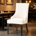 thumbnail image 2 of SUYOLL Removable Washable Stretch Wingback Chair Slipcover Anti-Slip Elastic Dining Chair Seat Protector Cover For Home Decor, 2 of 5