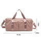 thumbnail image 3 of Ganfancp Bolsa de Gimnasio para Mujeres y Hombres Bolsa de Entrenamiento para Deportes y Viajes Bolsa de Viaje Impermeable con Compartimentos para Zapatos y Ropa Mojada Ofertas Del Día Sólo En Línea, 3 of 7