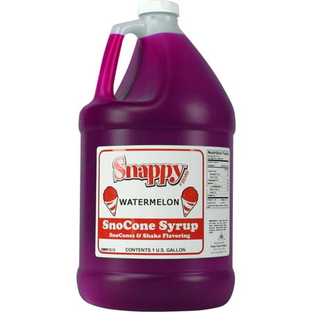 Watermelon Snappy Snow Cone Syrup (1 Gallon)