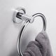thumbnail image 3 of Toystoory Colgador de soporte de anillo de toalla de acero inoxidable cromado montado en la pared baño hogar Hotel Accesorios de baño Toystoory HA020098-00, 3 of 6