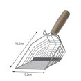 thumbnail image 2 of Litter er Cleaning Tool Deep Shovel Dual Specification Hollow Durable Wood Handle, 2 of 9