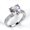 F516 white, variant on With handcrafted details Cocktail Valentine's Day Ladies For Her Sparkling Dazzling Cubic Zirconia CZ Ring Elegant Gift With Gift Packaging